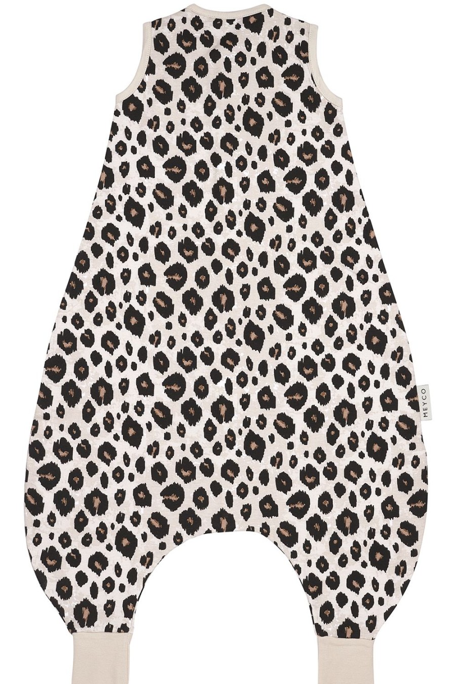 Slapen Meyco Baby | Baby Zomer Slaapoverall Jumper Leopard - Sand Melange - 80Cm