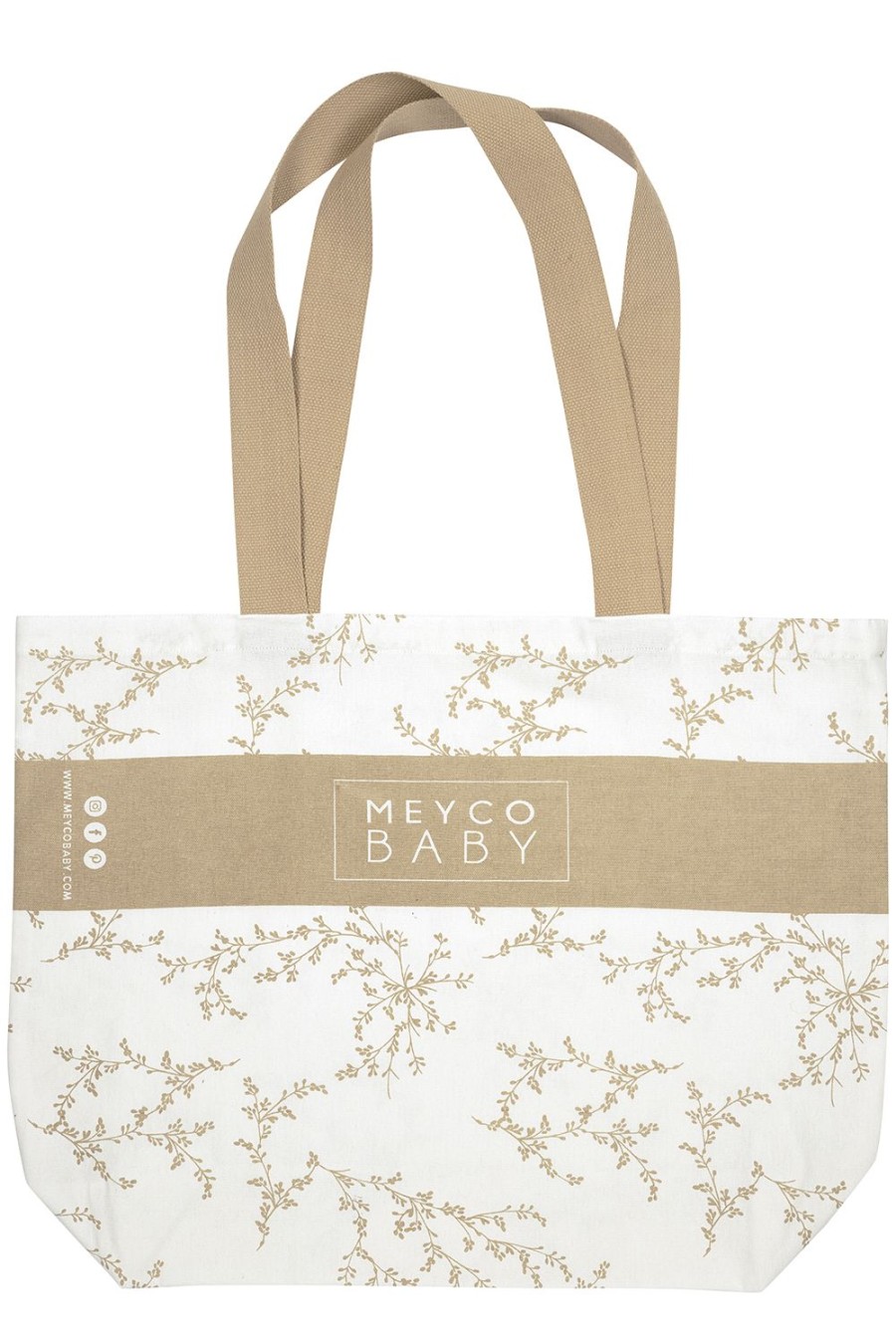 Onderweg Meyco Baby | Shopper Branches - Sand