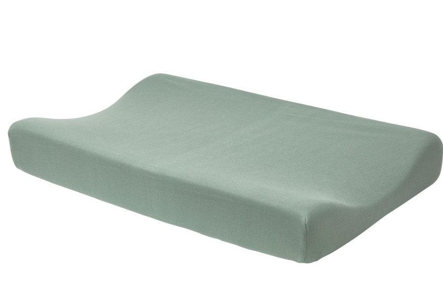 Verzorgen Meyco Baby | Aankleedkussenhoes Uni - Stone Green - 50X70Cm