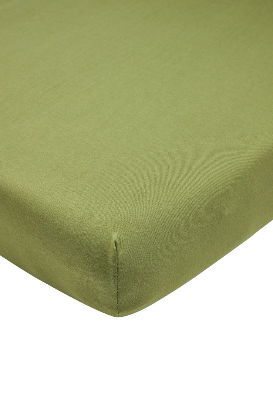 Slapen Meyco Baby | Hoeslaken Juniorbed Uni - Avocado - 70X140/150Cm