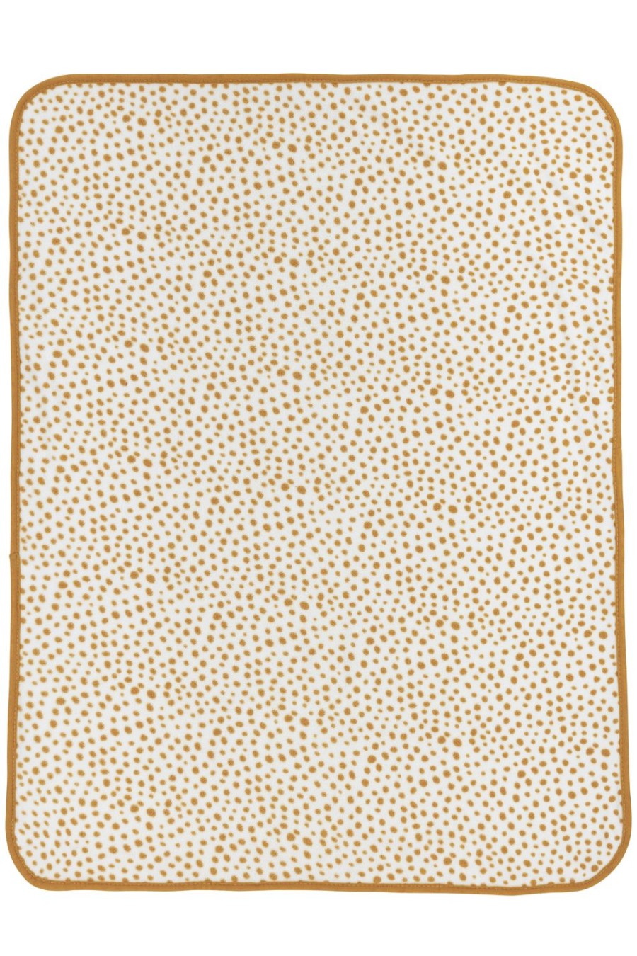 Onderweg Meyco Baby | Reisdeken Fleece Cheetah - Honey Gold - 75X100Cm