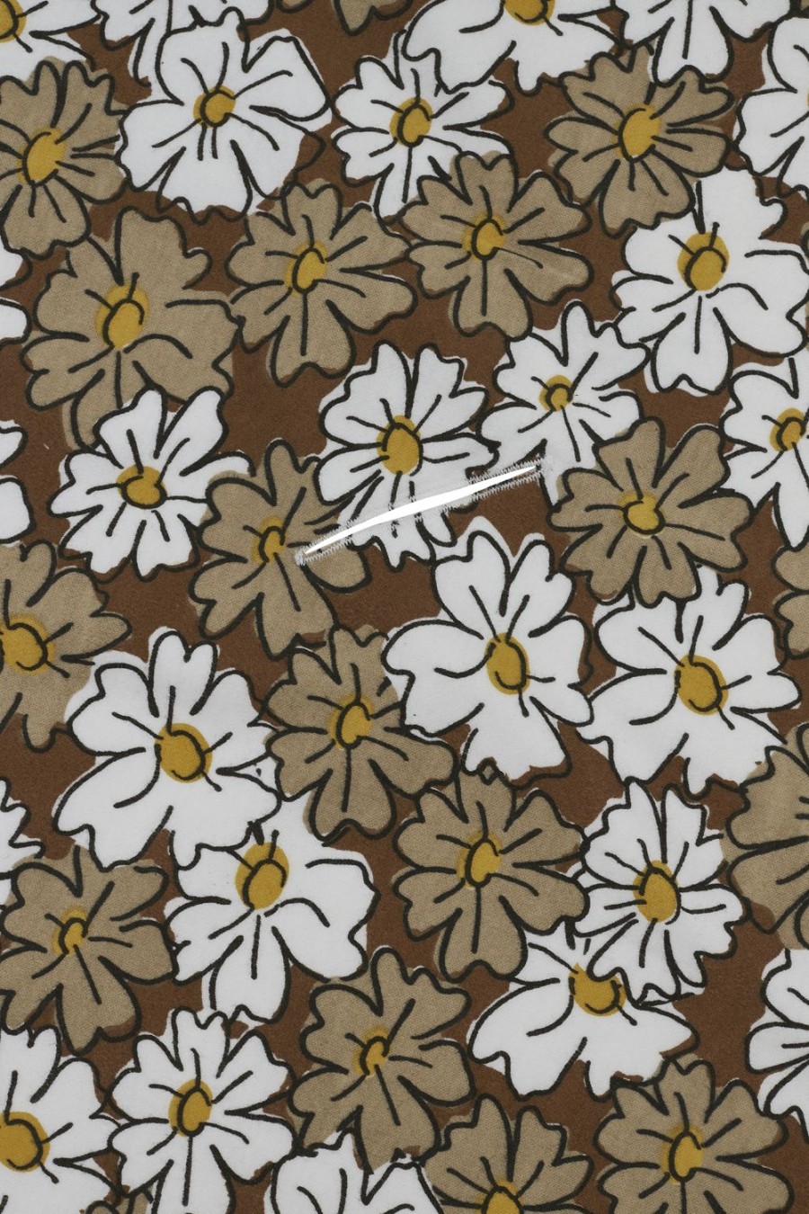 Verzorgen Meyco Baby | Badcape Vintage Flower - Chocolate - 90X90Cm