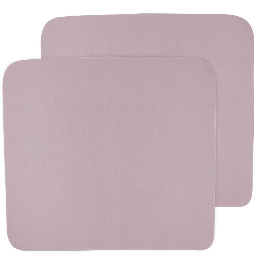 Verzorgen Meyco Baby | Aankleedkussenhoes 2-Pack Uni - Lilac - 85X75Cm