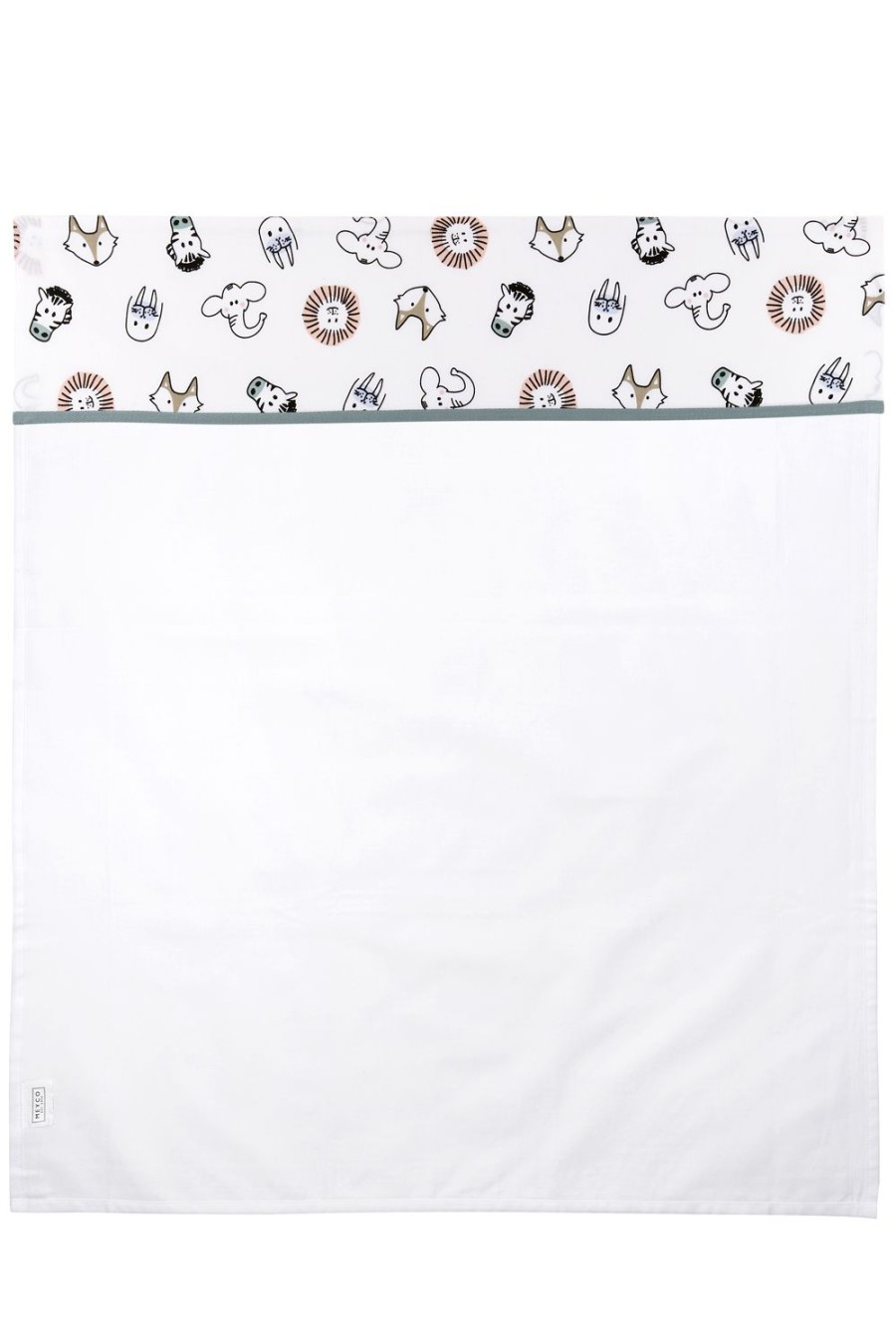 Slapen Meyco Baby | Wieglaken Animal - Multicolour - 75X100Cm