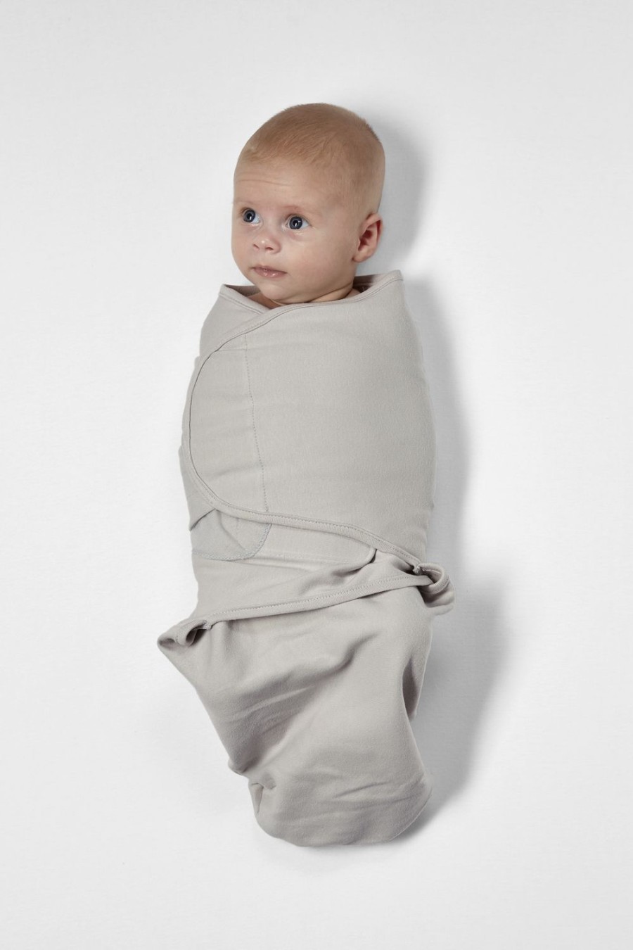 Slapen Meyco Baby | Swaddlemeyco Inbakerdoek Uni - Grey - 0-3 Maanden