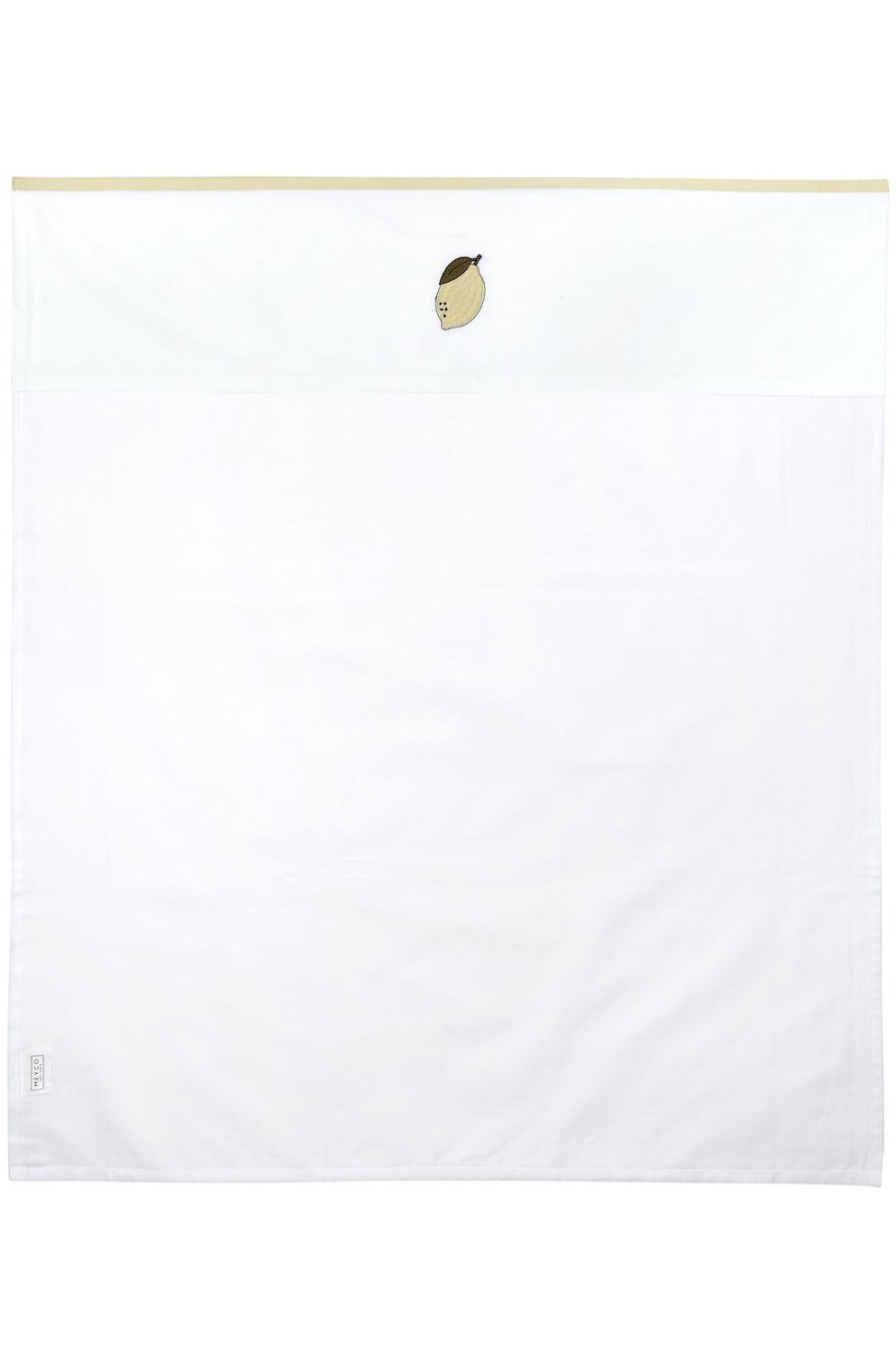 Slapen Meyco Baby | Ledikant Laken Lemon - Soft Yellow - 100X150Cm