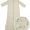 Slapen Meyco Baby | Baby Slaapzak Met Mouwen Rib Mini Spot - Sand Melange - 70Cm