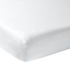 Slapen Meyco Baby | Hoeslaken Eenpersoonsbed Uni - White - 80X210/220Cm