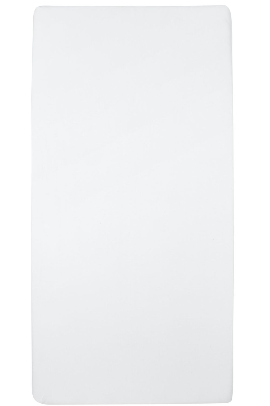 Slapen Meyco Baby | Hoeslaken Eenpersoonsbed Uni - White - 80X210/220Cm