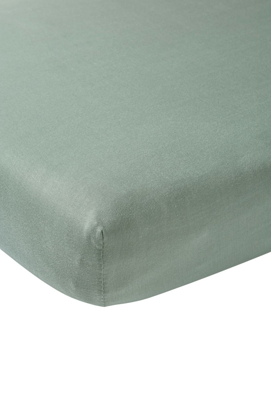 Slapen Meyco Baby | Hoeslaken Wieg Uni - Stone Green - 40X80/90Cm