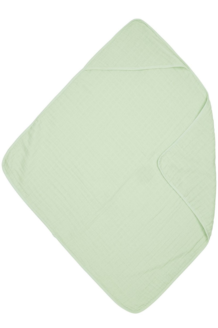 Verzorgen Meyco Baby | Badcape Pre-Washed Hydrofiel Uni - Soft Green - 80X80Cm