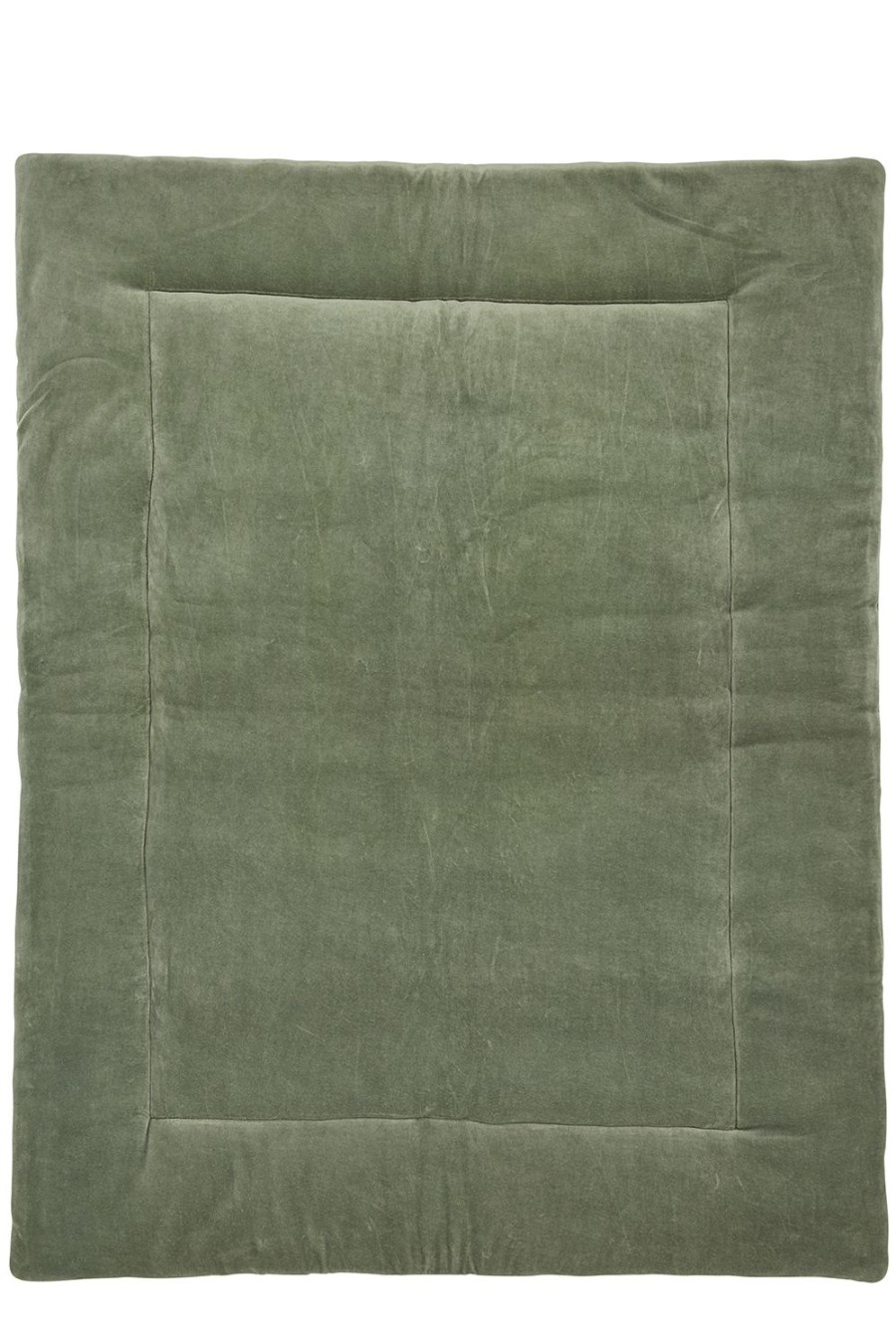 Thuis Meyco Baby | Boxkleed Knit Basic Velvet - Forest Green - 77X97Cm