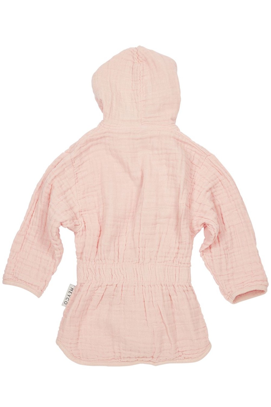 Verzorgen Meyco Baby | Badjas Pre-Washed Hydrofiel Uni - Soft Pink - 86/92