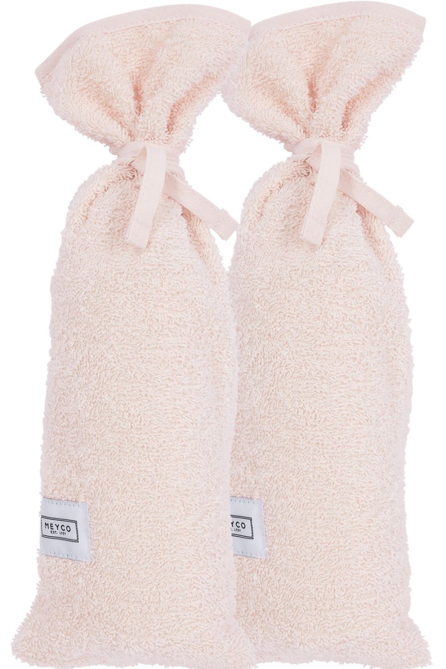 Verzorgen Meyco Baby | Kruikenzak 2-Pack Badstof Uni - Soft Pink