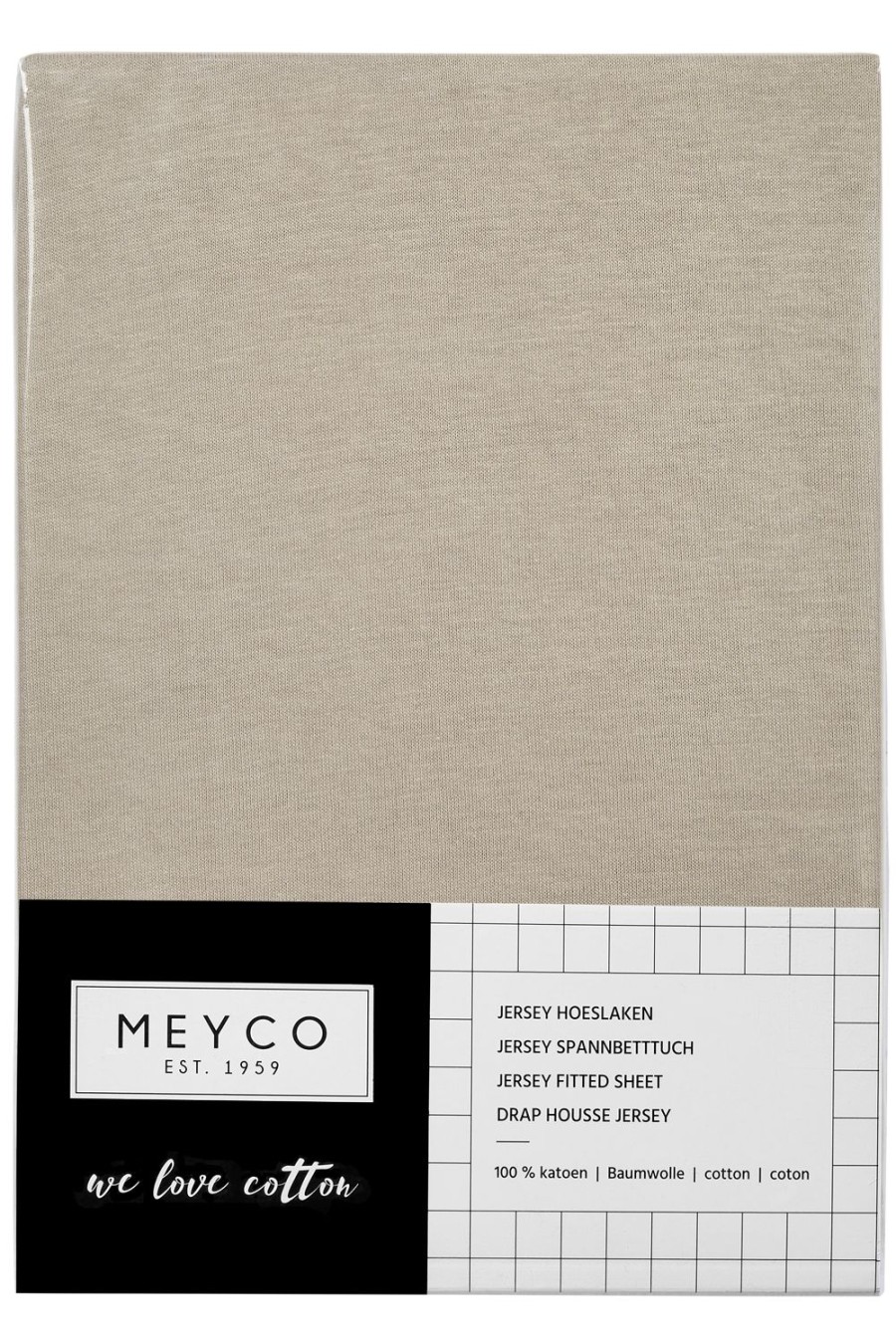 Slapen Meyco Baby | Hoeslaken Co-Sleeper Uni - Sand - 50X90Cm