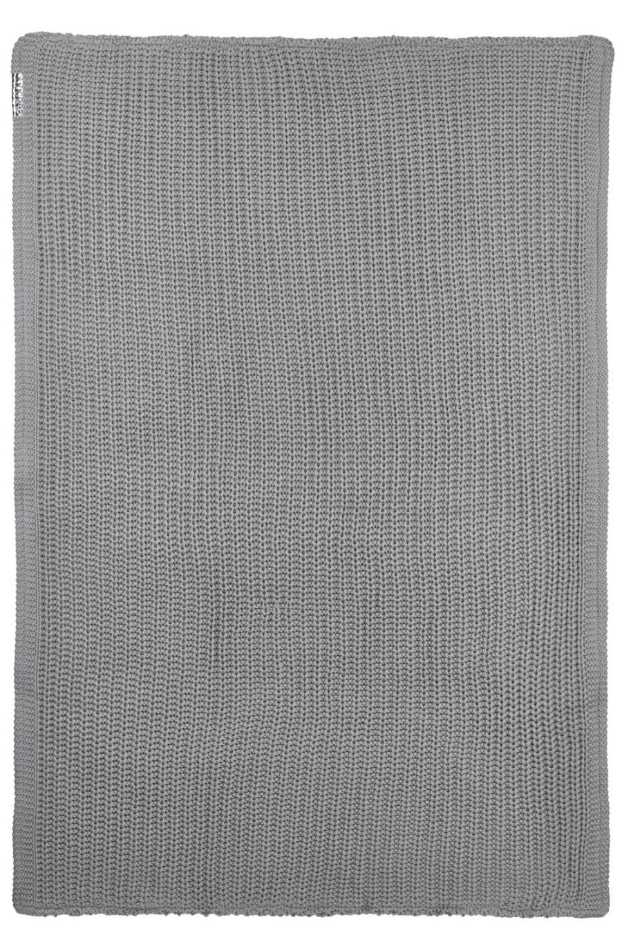 Slapen Meyco Baby | Wiegdeken Herringbone Velvet - Grey - 75X100Cm