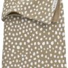 Slapen Meyco Baby | Wiegdeken Cheetah Velvet - Taupe - 75X100Cm