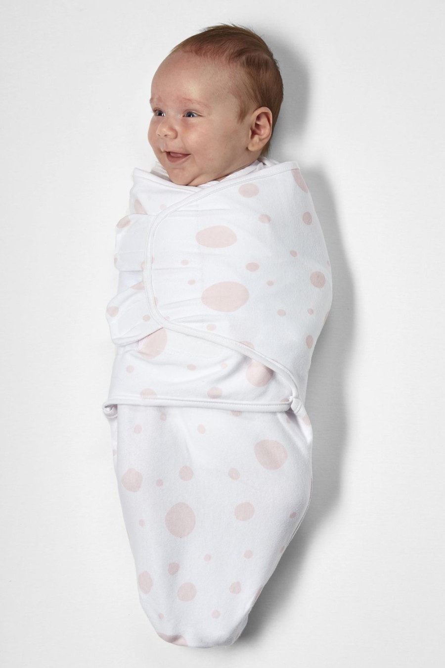 Slapen Meyco Baby | Swaddlemeyco Inbakerdoek Dots - Pink - 4-6 Maanden