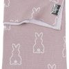 Slapen Meyco Baby | Ledikant Deken Rabbit - Lilac - 100X150Cm