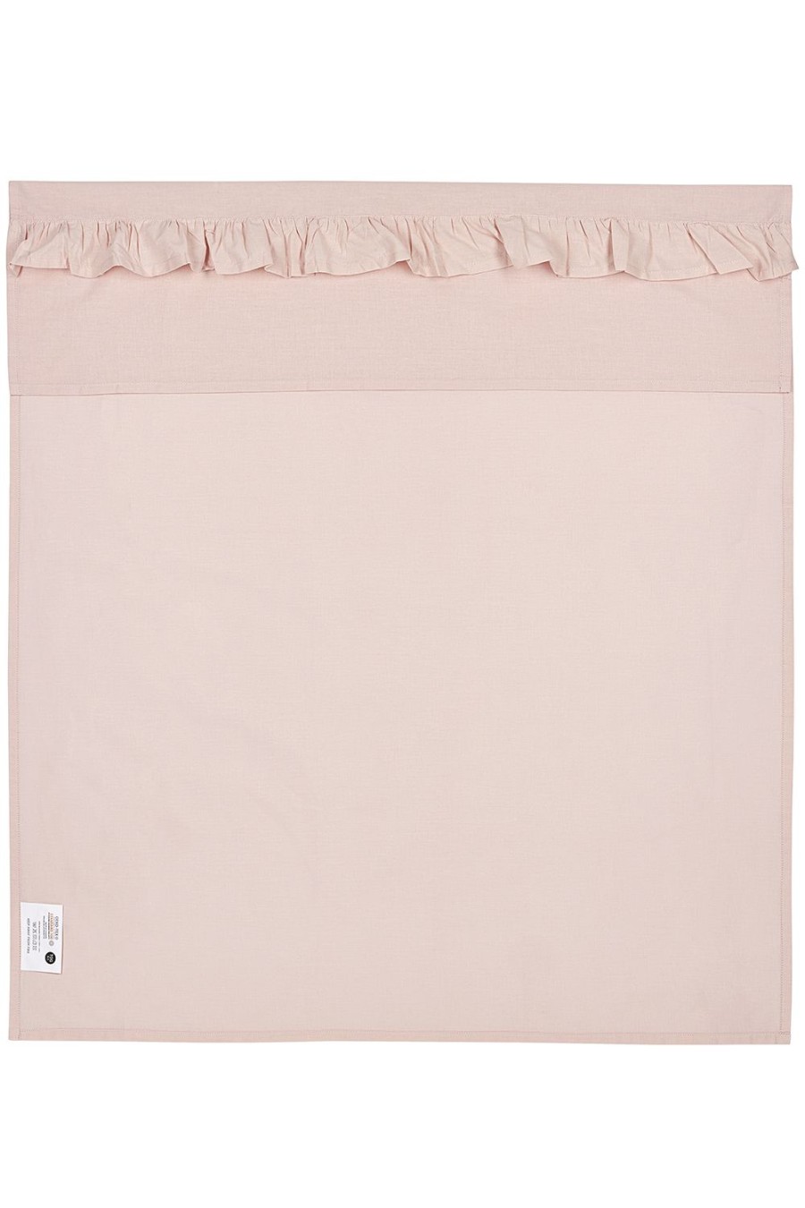 Slapen Meyco Baby | Wieglaken Ruffle - Soft Pink - 75X100Cm