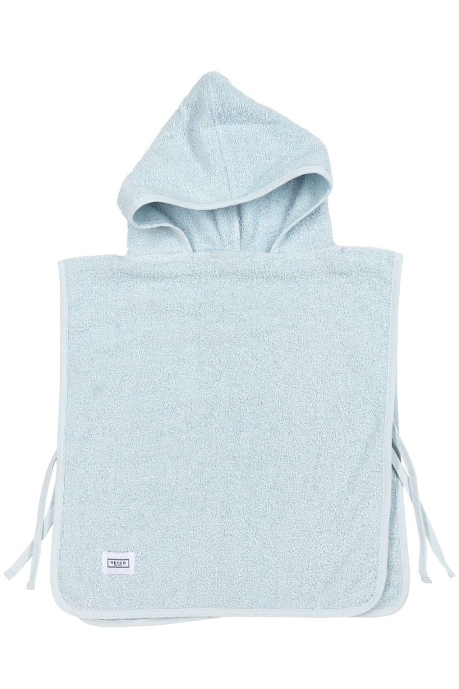 Verzorgen Meyco Baby | Badponcho Badstof Uni - Light Blue - 1-3 Jaar