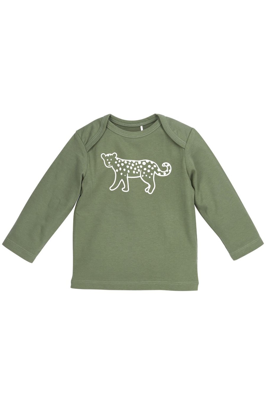 Slapen Meyco Baby | Baby Pyjama 2-Pack Cheetah - Forest Green - 50/56