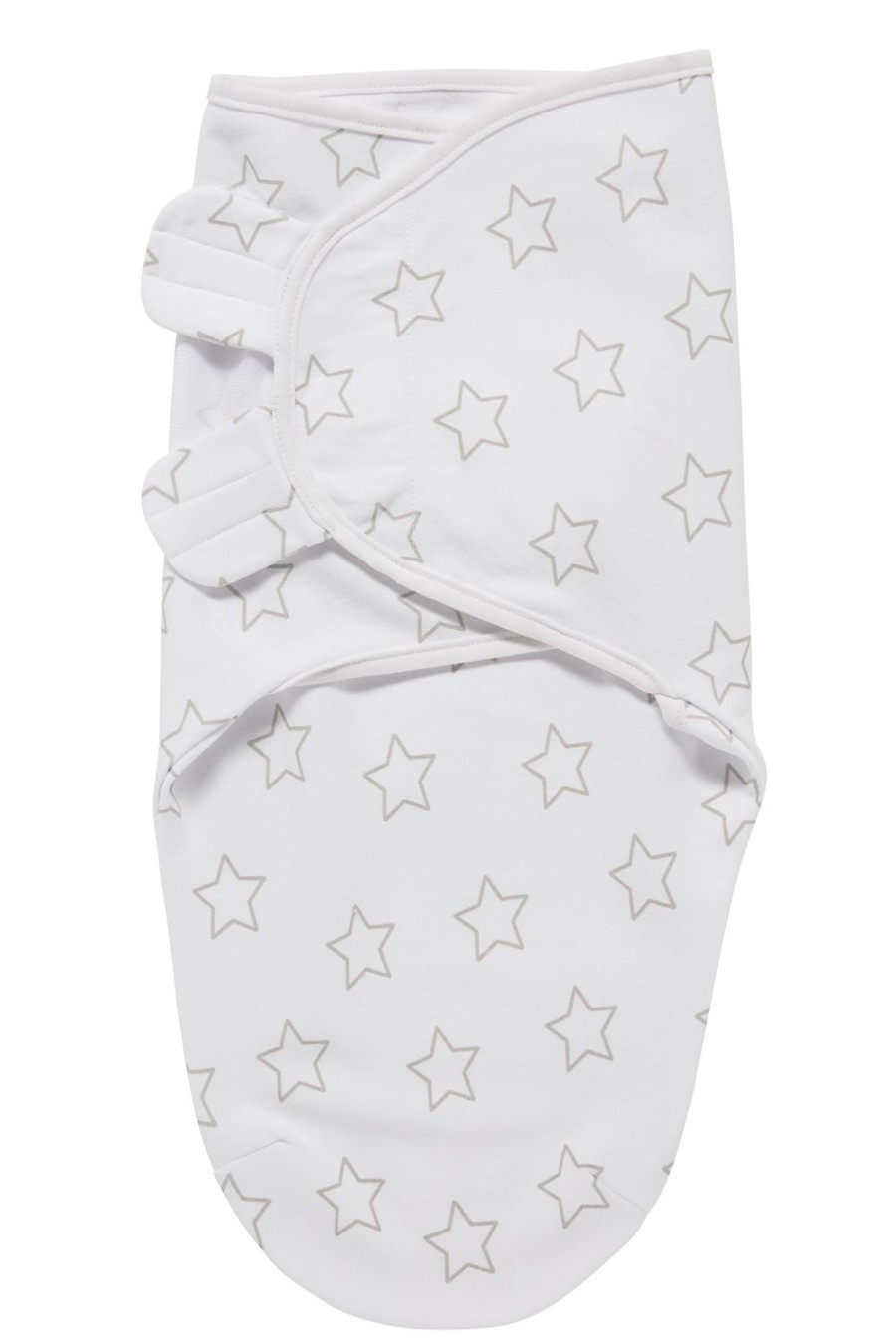 Slapen Meyco Baby | Swaddlemeyco Inbakerdoek Stars - Grey - 0-3 Maanden