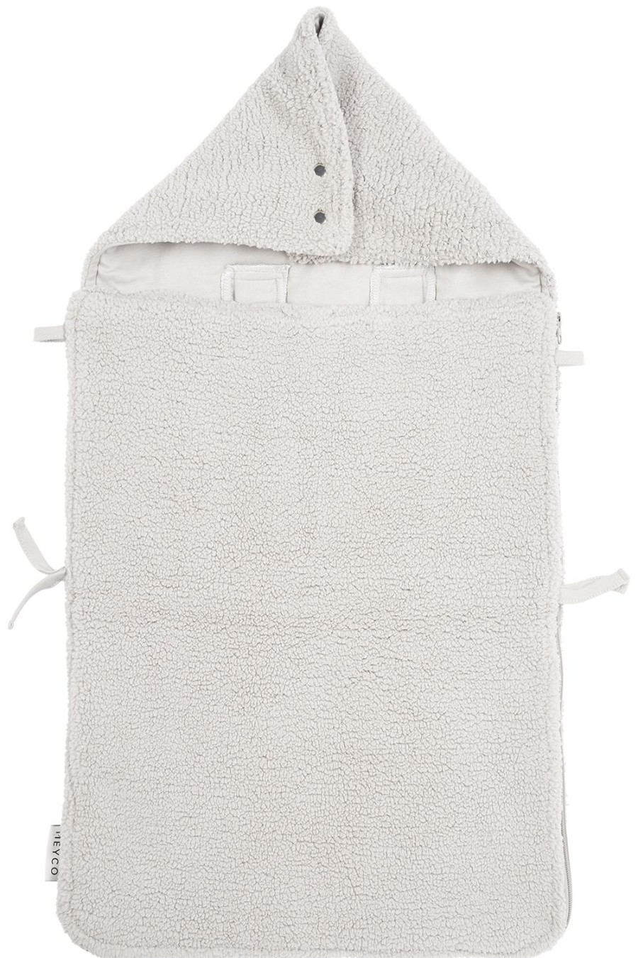 Onderweg Meyco Baby | Voetenzak Teddy - Greige - 40X82Cm