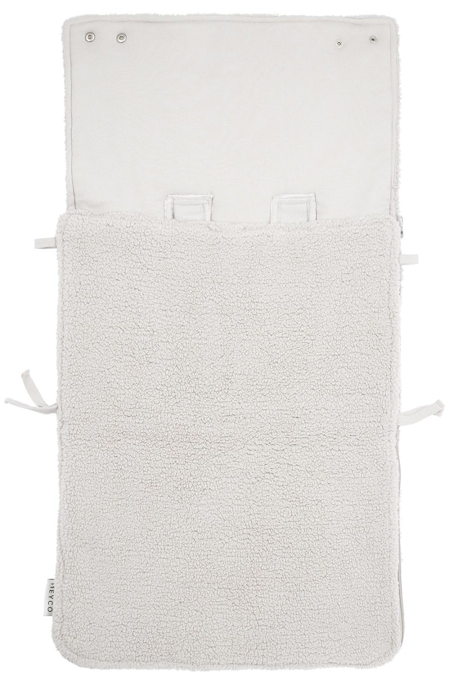 Onderweg Meyco Baby | Voetenzak Teddy - Greige - 40X82Cm