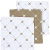 Verzorgen Meyco Baby | Monddoekjes 3-Pack Hydrofiel Louis - Taupe - 30X30Cm