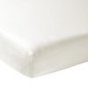 Thuis Meyco Baby | Hoeslaken Boxmatras Uni - Offwhite - 75X95Cm