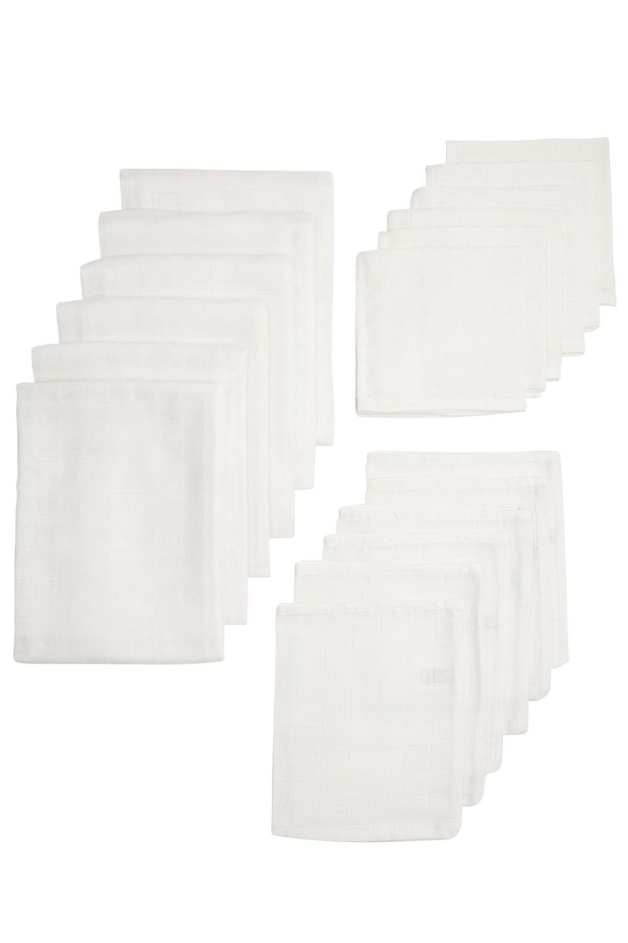 Verzorgen Meyco Baby | Starterset 18-Pack Hydrofiel Uni - White