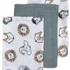 Verzorgen Meyco Baby | Washandjes 3-Pack Hydrofiel Animal - Multicolour - 20X17Cm