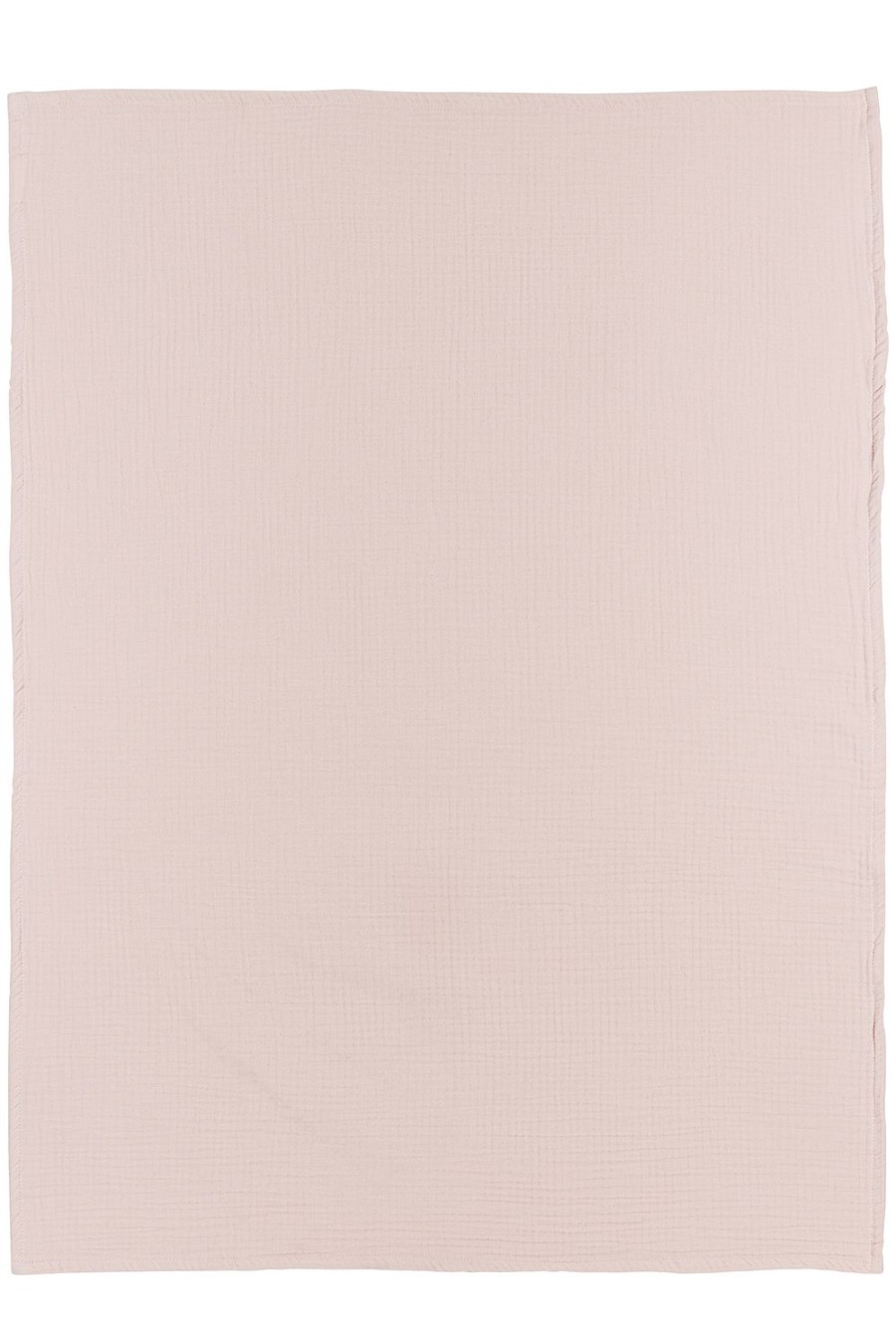 Slapen Meyco Baby | Wieglaken Pre-Washed Hydrofiel Uni - Soft Pink - 75X100Cm