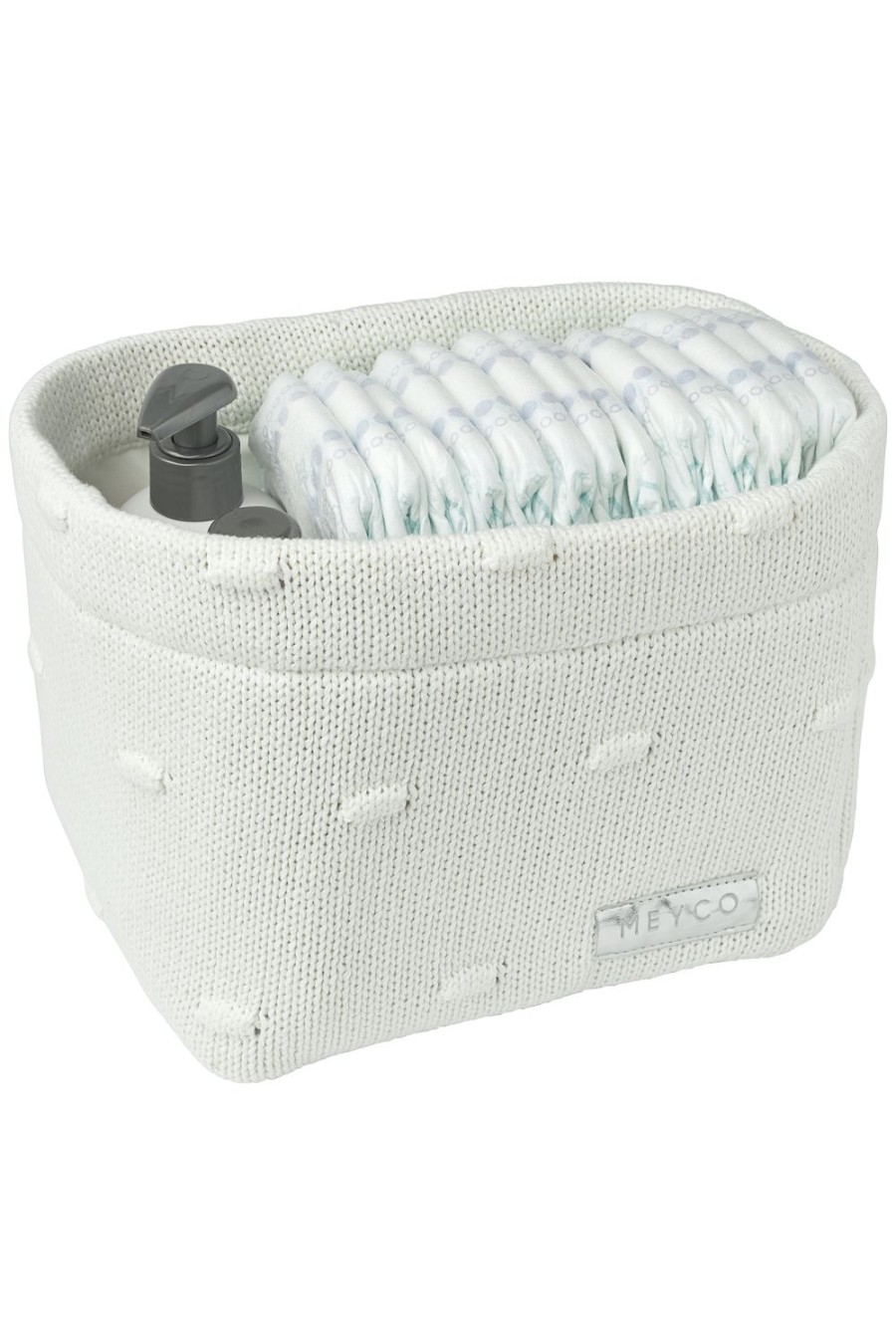 Thuis Meyco Baby | Commodemandje Knots - Offwhite - Small