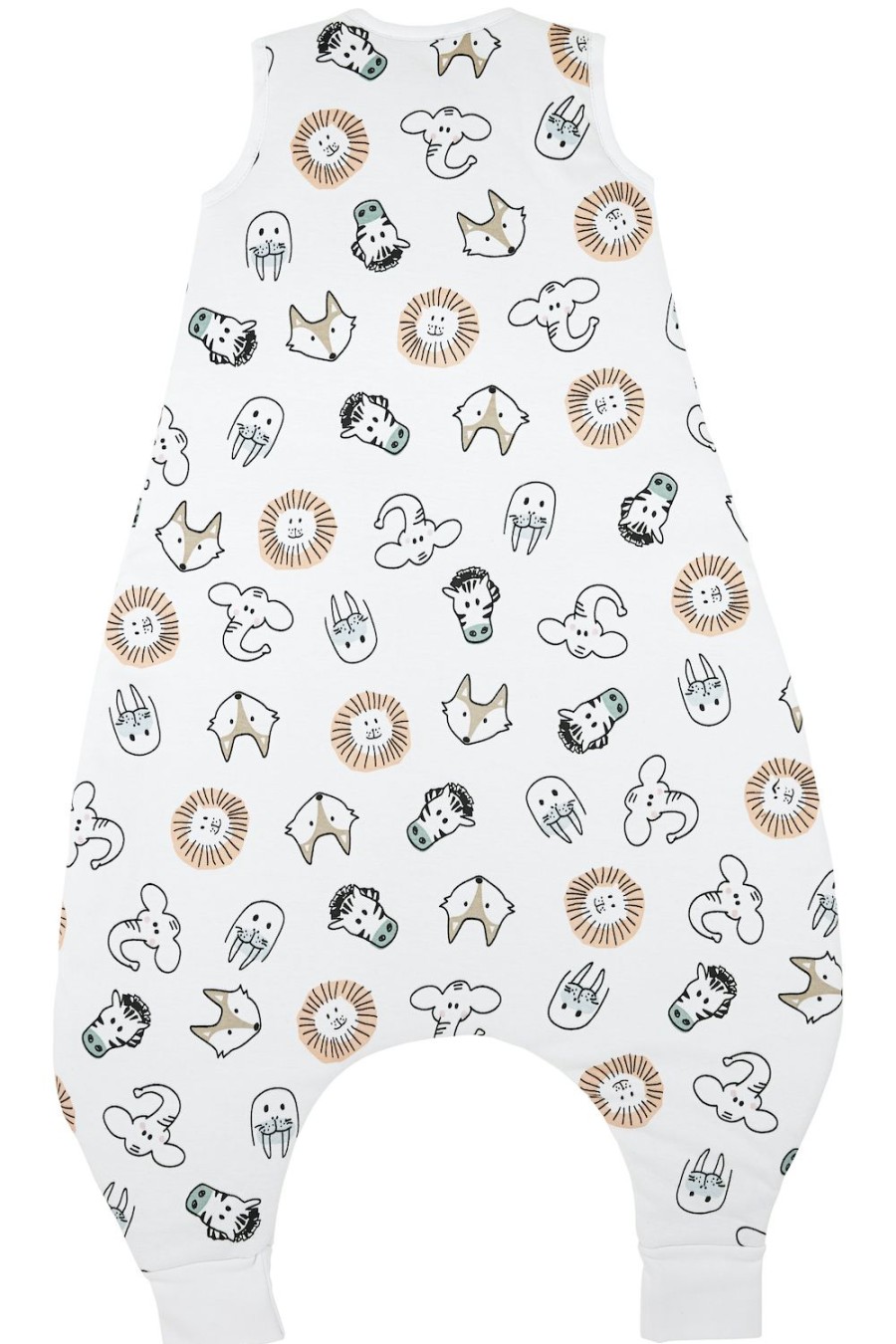 Slapen Meyco Baby | Baby Winter Slaapoverall Jumper Animal - Multicolour - 92Cm