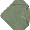 Verzorgen Meyco Baby | Badcape Badstof Uni - Forest Green - 75X75Cm