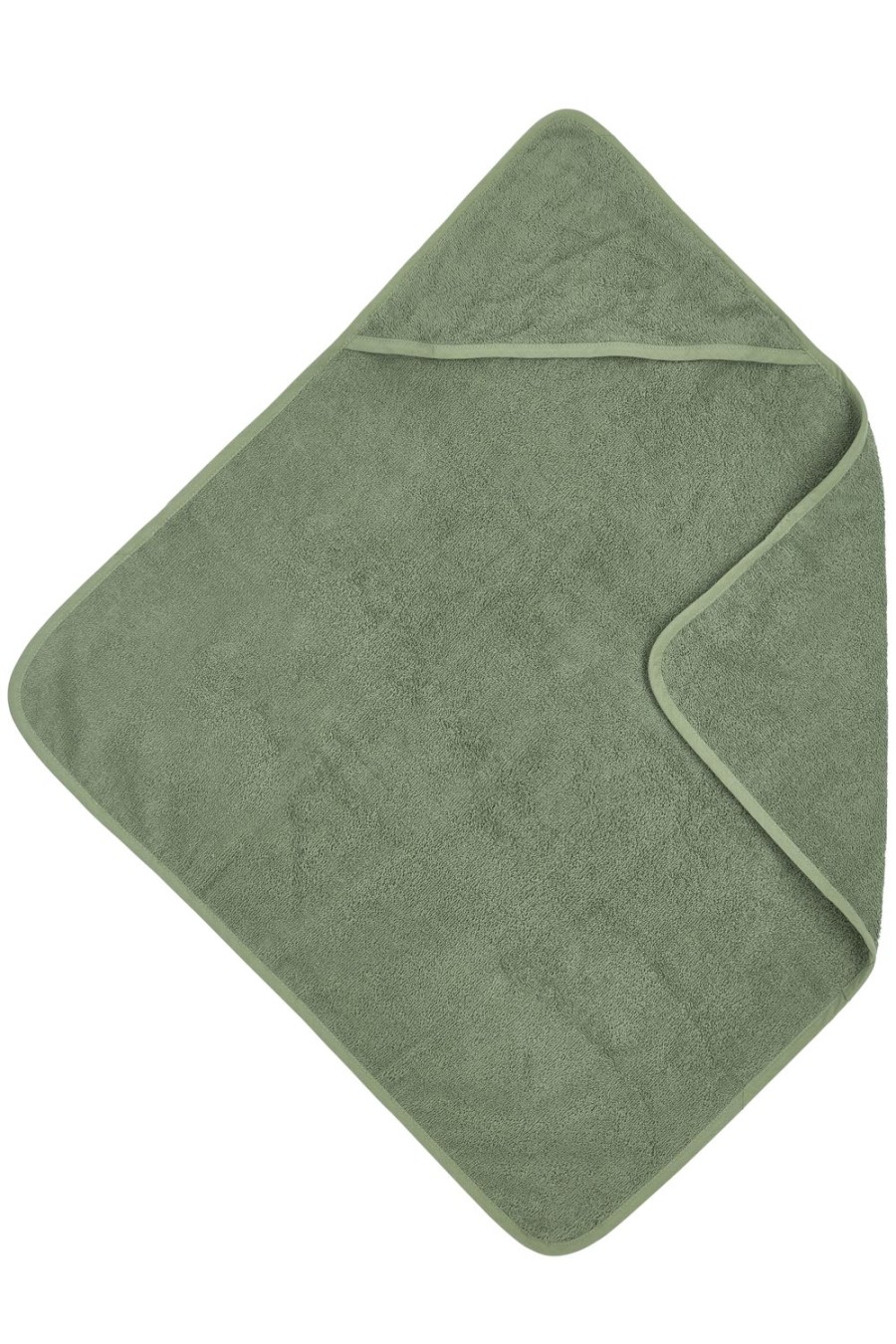 Verzorgen Meyco Baby | Badcape Badstof Uni - Forest Green - 75X75Cm