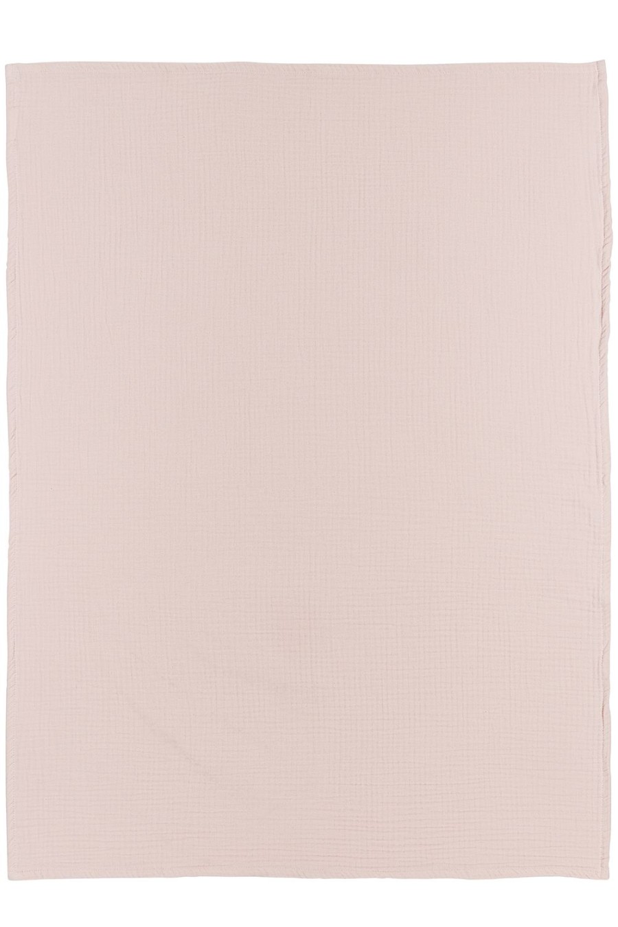 Slapen Meyco Baby | Ledikant Laken Pre-Washed Hydrofiel Uni - Soft Pink - 100X150Cm