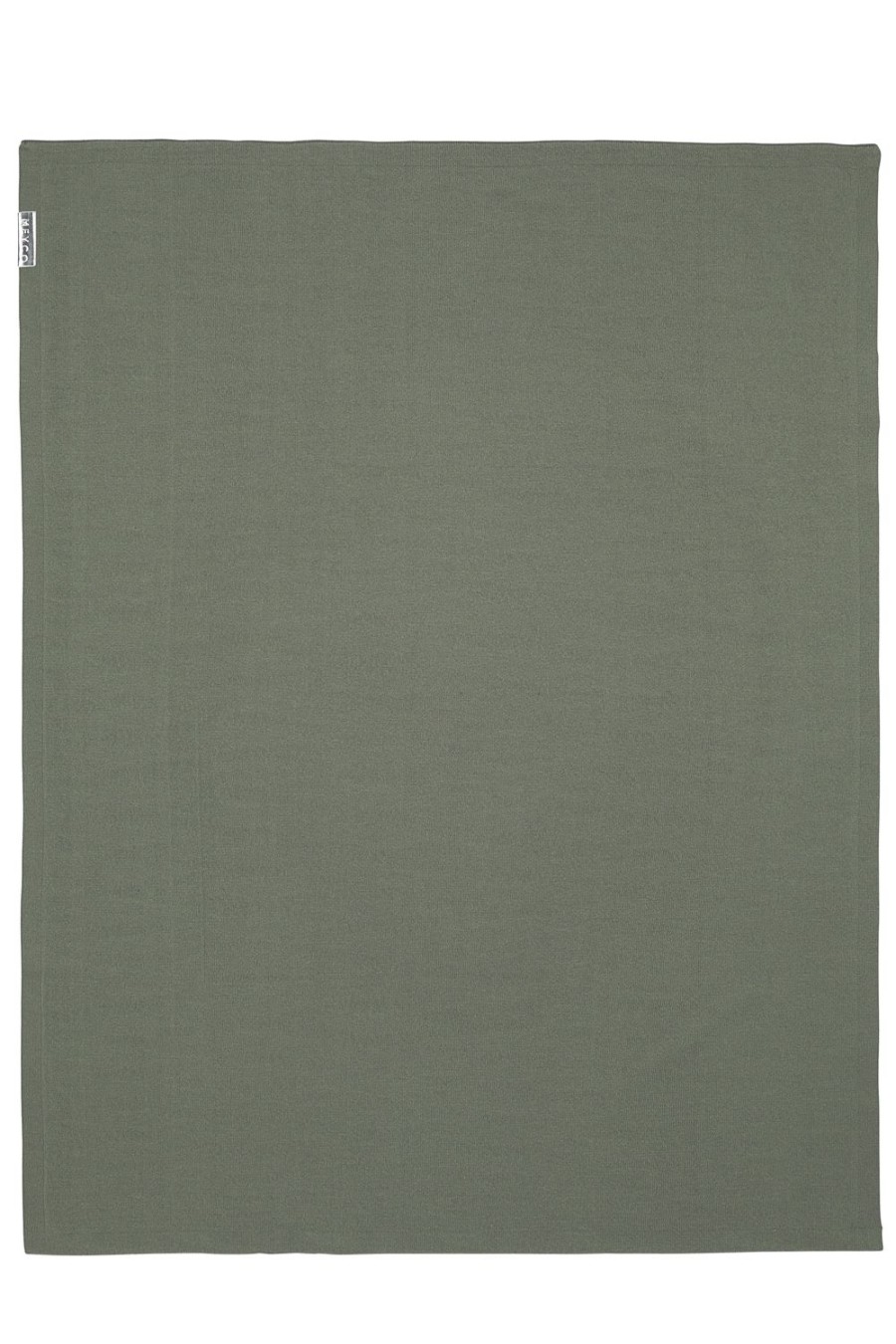 Slapen Meyco Baby | Wiegdeken Knit Basic - Forest Green - 75X100Cm