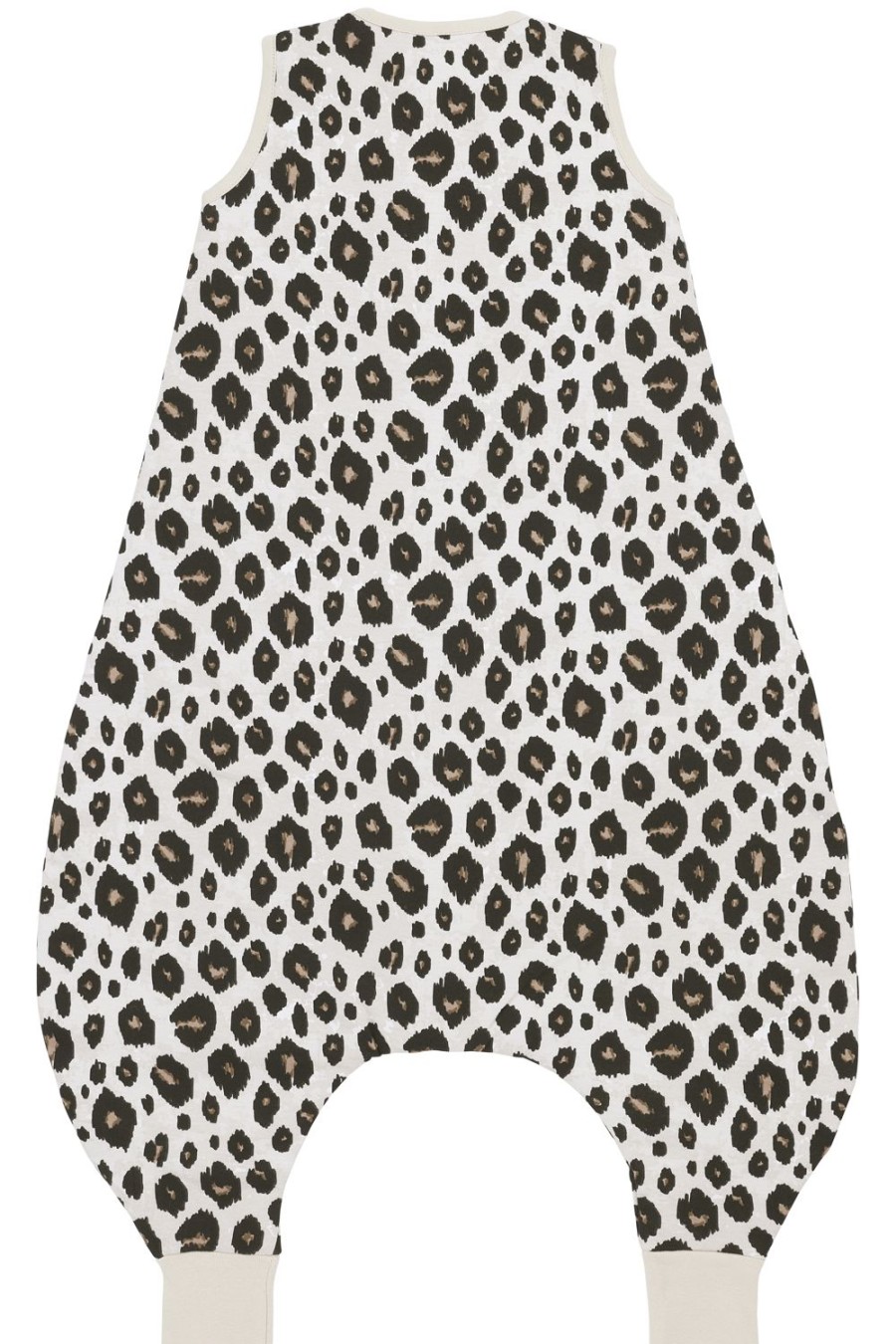 Slapen Meyco Baby | Baby Winter Slaapoverall Jumper Leopard - Sand Melange - 80Cm