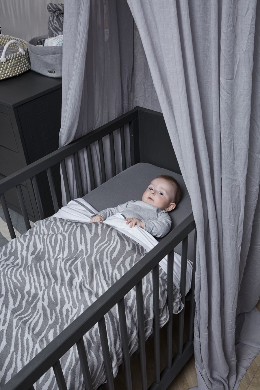 Slapen Meyco Baby | Klamboe Uni - Light Grey