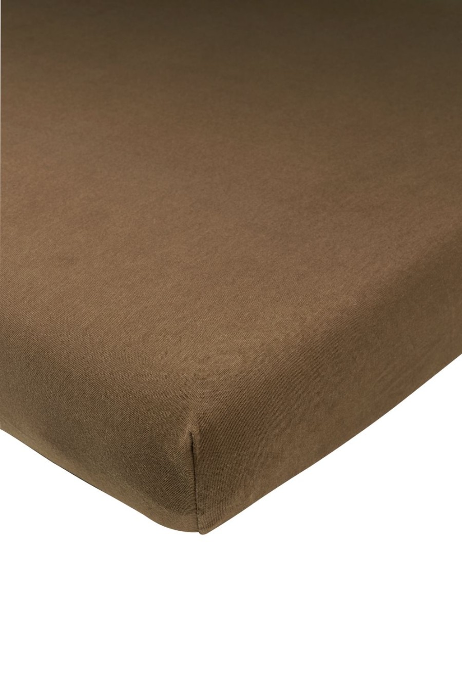 Thuis Meyco Baby | Hoeslaken Boxmatras Uni - Chocolate - 75X95Cm