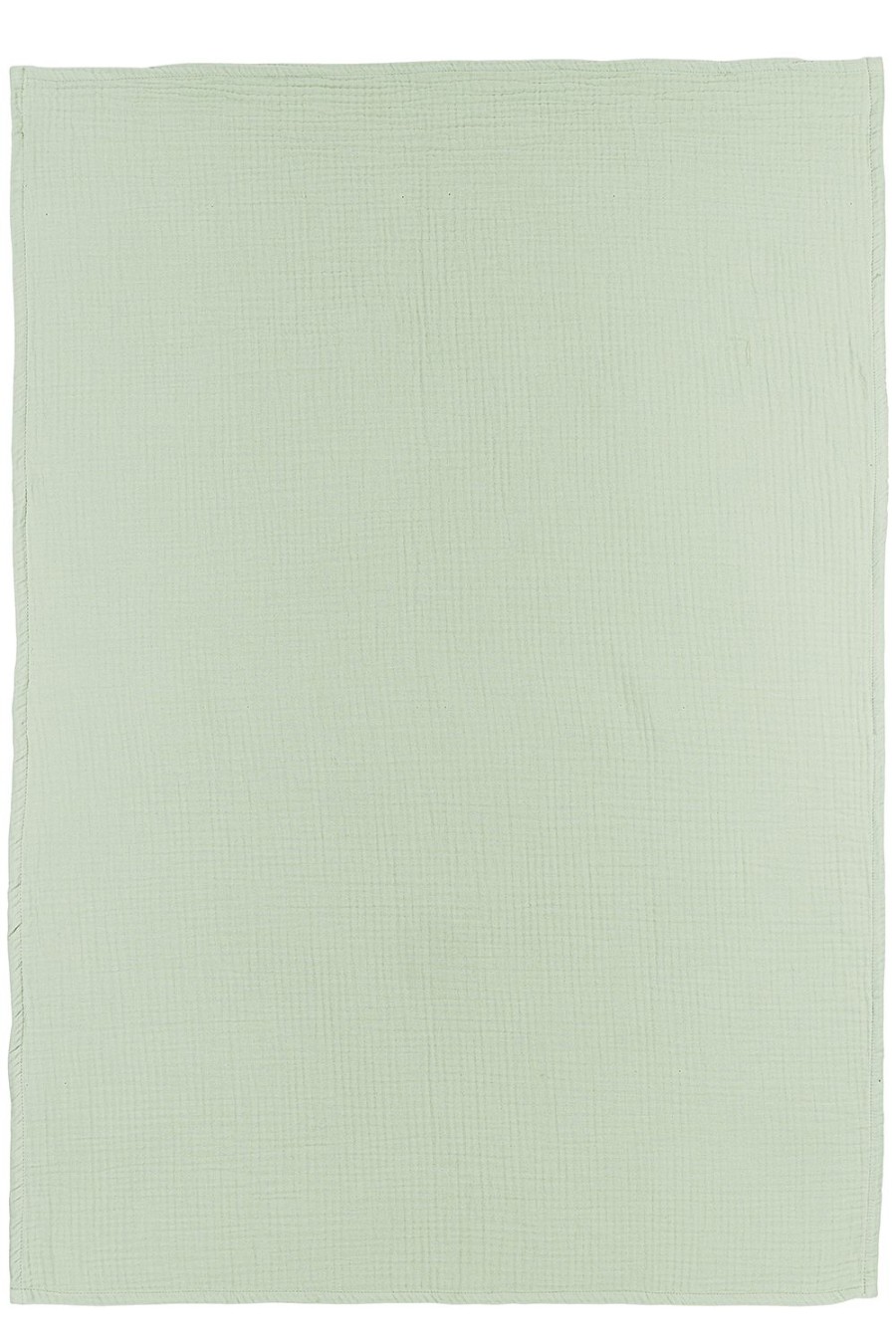 Slapen Meyco Baby | Wieglaken Pre-Washed Hydrofiel Uni - Soft Green - 75X100Cm