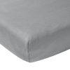 Slapen Meyco Baby | Hoeslaken Eenpersoonsbed Uni - Grey - 80X200Cm