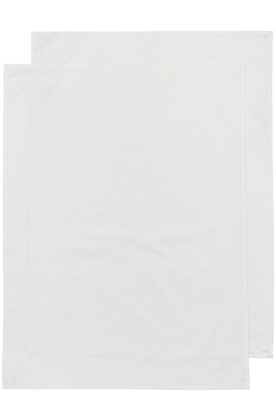 Slapen Meyco Baby | Wieglaken 2-Pack Uni - Offwhite - 75X100Cm