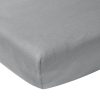 Slapen Meyco Baby | Hoeslaken Eenpersoonsbed Uni - Grey - 90X200Cm