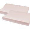 Verzorgen Meyco Baby | Aankleedkussenhoes 2-Pack Uni - Soft Pink - 50X70Cm