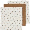 Verzorgen Meyco Baby | Hydrofiele Doeken 3-Pack Mini Panther - Toffee - 70X70Cm