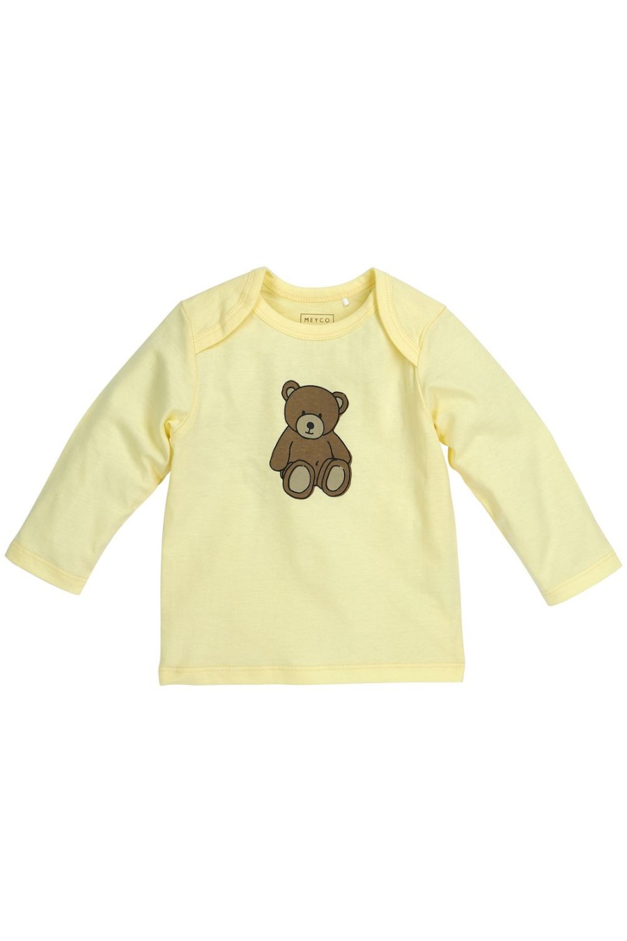 Slapen Meyco Baby | Baby Pyjama 2-Pack Teddy Bear - Soft Yellow - 74/80